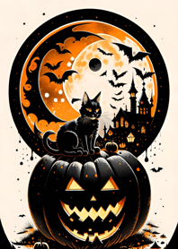 halloween cat 97D8E6