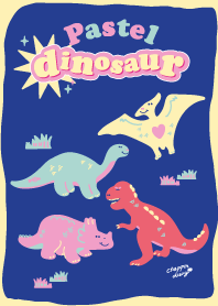 The world of Pastel dinosaur