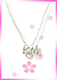 イニシャル K&M （さくら）SAKURA