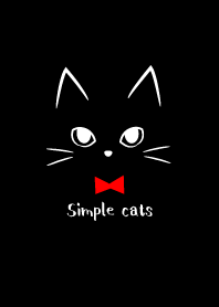 Simple cats [ver.black2]