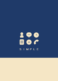 シンプル（beige blue))V.146