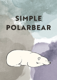 SIMPLE POLAR BEAR  (BROWN)