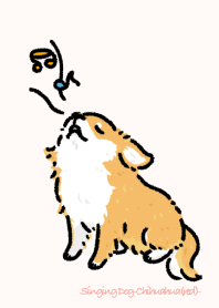 Singing Dog-Chihuahua(red)-