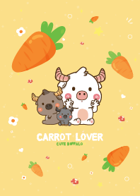 Buffalo Carrot Lover Kawaii