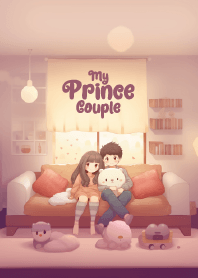 sweetie couple in minimal living room