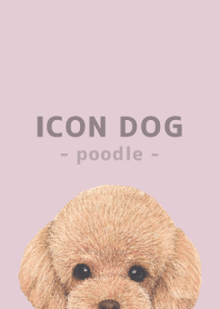 ICON DOG - toy poodle - PASTEL PK/05
