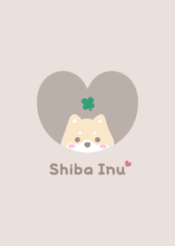 Shiba Inu2 Clover - beige