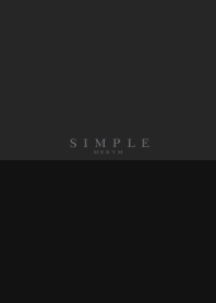 SIMPLE ICON 18 -MATTE BLACK-