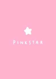 可愛いピンク色と星。