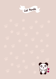 cute panda fashionable