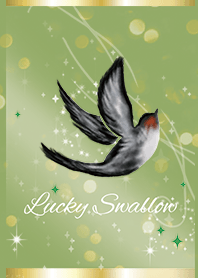 Yellow Green / Lucky swallows visit
