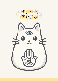 Somehoww : HAMSA MEOW x EVIL EYE(Yellow)