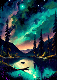 Beautiful starry night view#2603