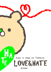 Pair theme LOVE & HATE [bear]