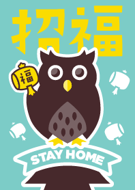 STAY HOME OWL / MINT