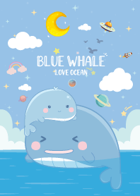 Whale Love Ocean Sky