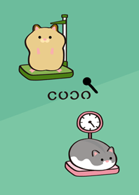 Hamster health check!(mint green)