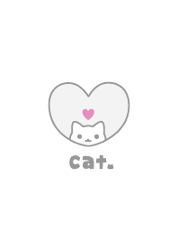 Cat Heart [White]
