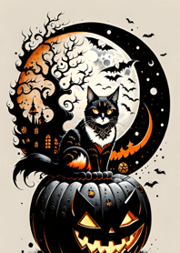 halloween cat f4CE52