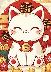 新年快樂❤️招財貓