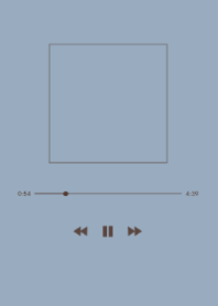 music player 2  #blue beige