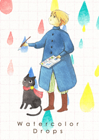 Watercolor Drops #水彩タッチ