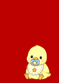red & beige　ひよこちゃんず02