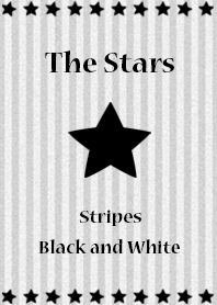 The stars(stripes! black and white)