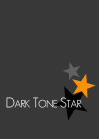 DARK TONE STAR*black-orange