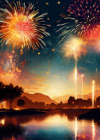 Beautiful Fireworks Theme#884