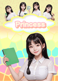 Princess beautiful girl student y05