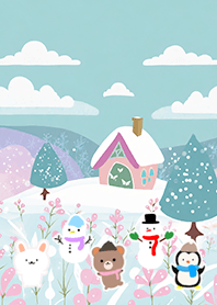 Kawaii scandinavian style(Winter-889)