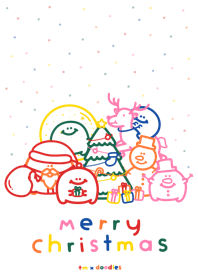 TM X DOODLES GLOM MERRY CHRISTMAS
