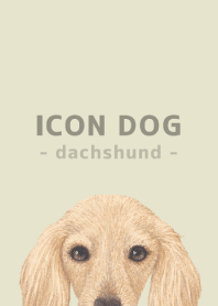 ICON DOG - dachshund - PASTEL YE/09