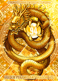 Golden pyramid and dragon god Lucky 94