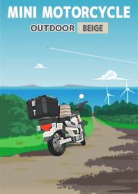 My beige motorcycle(OUTDOOR)