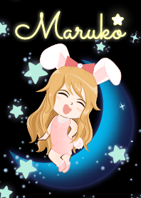 Maruko - Bunny girl on Blue Moon
