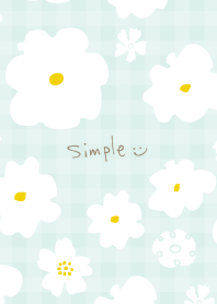 Simple Adult White Flowers23 from Japan