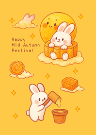 Rabbit Mid-Autumn Festival-SunriseYellow