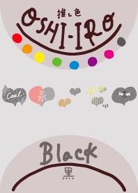 I found my OSHI-IRO , Black-110