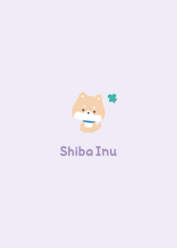 柴犬3 四葉 [紫色]
