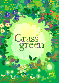 Grass green.