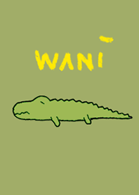 A crocodile with an upset stomach green
