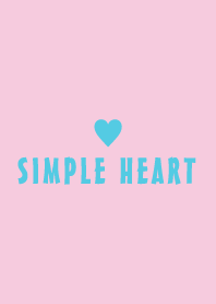 *SIMPLE HEART* BLUE&PINK.
