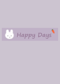 Happy Days =dusty lavender=