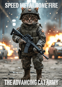 The advancing cat army 30