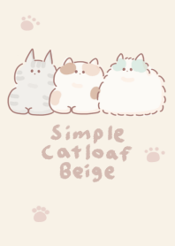 Simple Catloaf beige