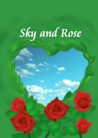 天空和玫瑰