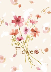 Cosmos flowers swaying in the breeze10.