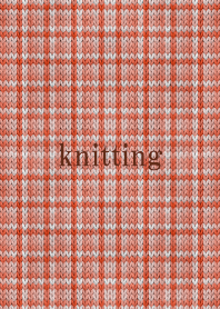 Checked knitting 38
